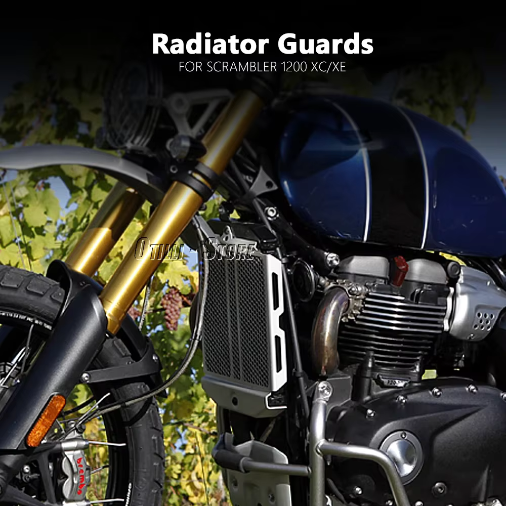 Moto pour Scrambler 1200X 1200XE 1200XC 1200 XC X XE 2019-2025 Grille de Protection de radiateur réservoir d'eau refroidisseur d'huile couvercle de Protection