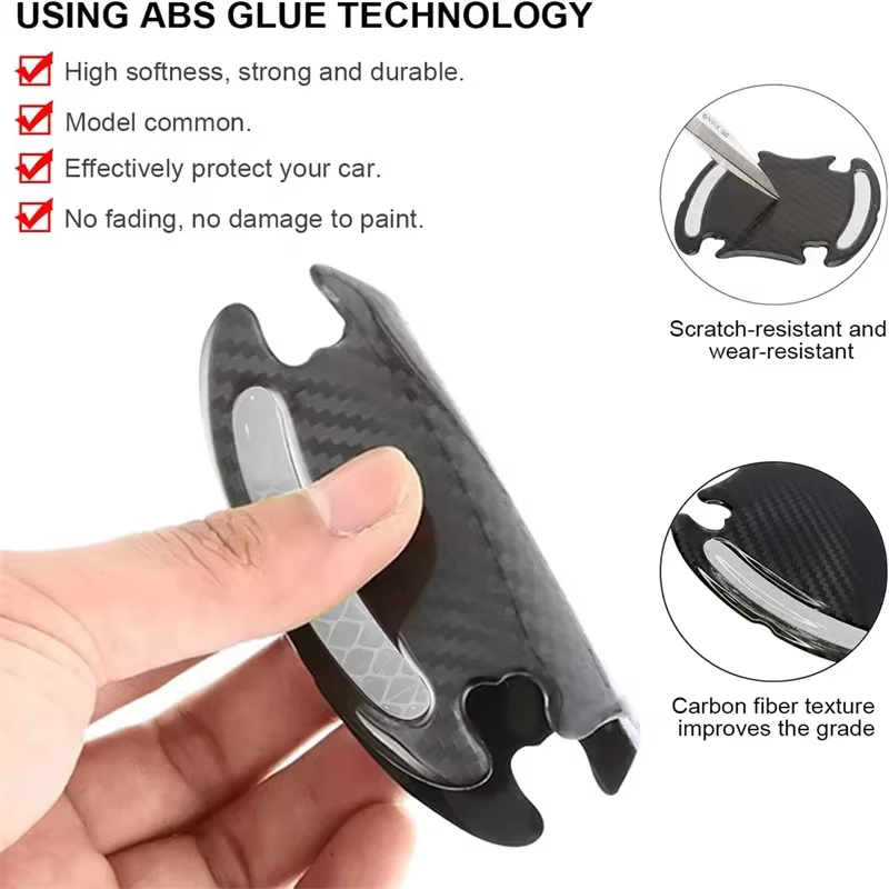 Autocollant réfléchissant pour poignée de porte de voiture