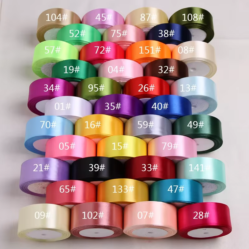 Rubans en Satin Bleu Ciel de 6mm