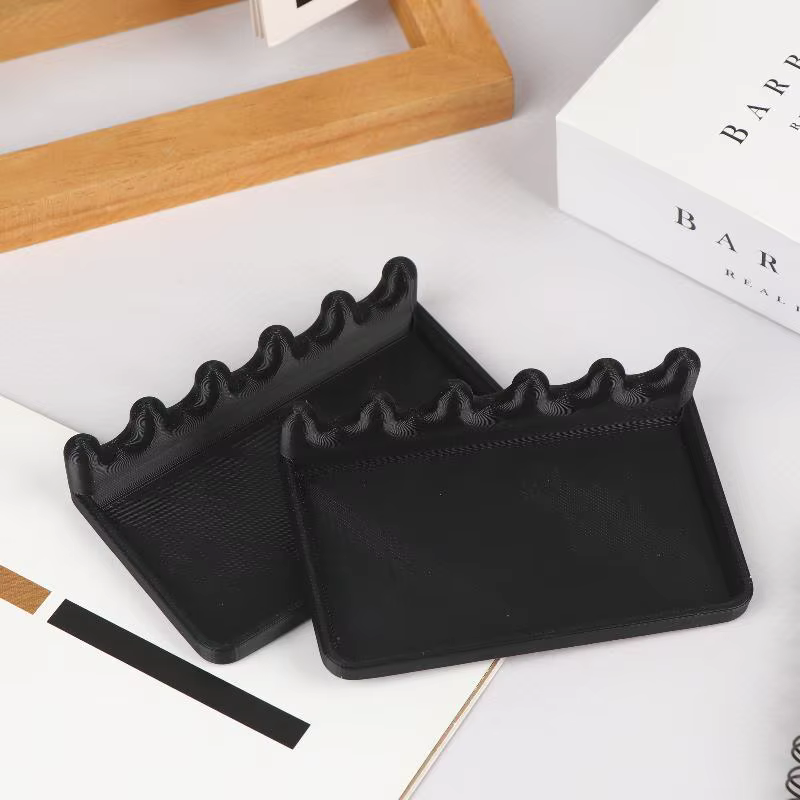 Support de pinceaux portable avec plateau anti-goutte
