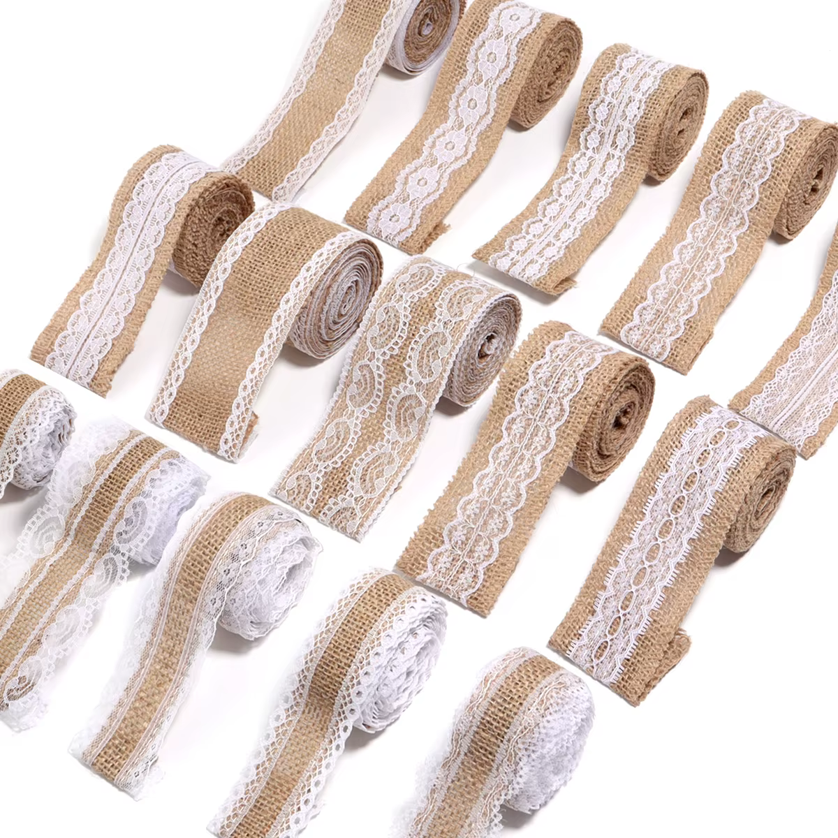 Ruban en Toile de Jute Naturelle
