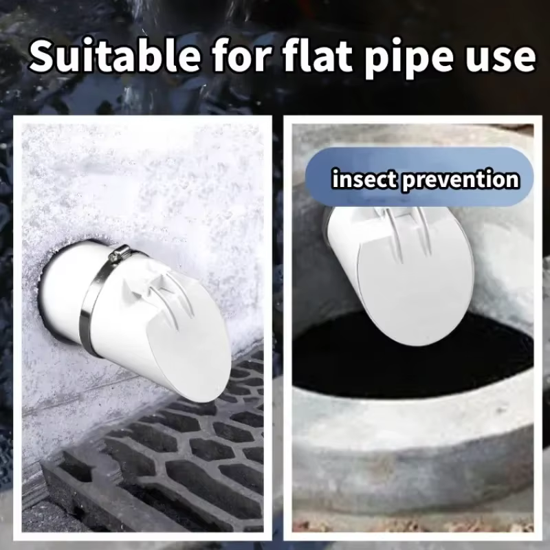Tuyau de Drainage 50-110mm, Anti-odeur, anti-insectes, couvercle de toit, bouchon de Tube de pluie, bouchon de crépine, pièces de canalisation de balcon extérieur