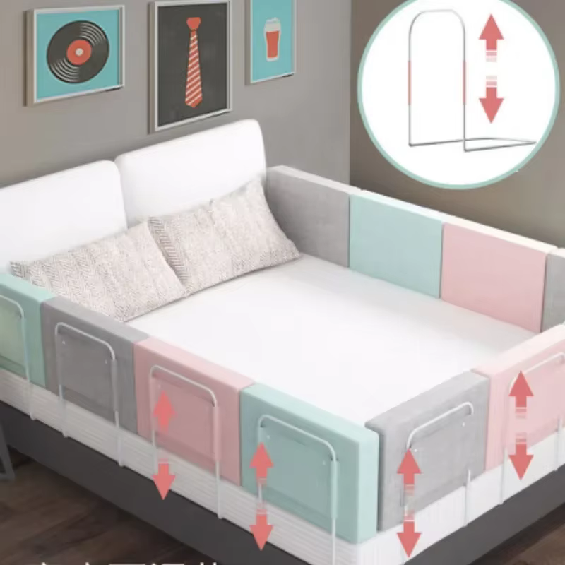Clôture de lit de bébé souple Anti-collision, garde-corps de chevet pour enfants, Protection de lit Anti-chute pour nouveau-né, Protection universelle pour lit d'enfants