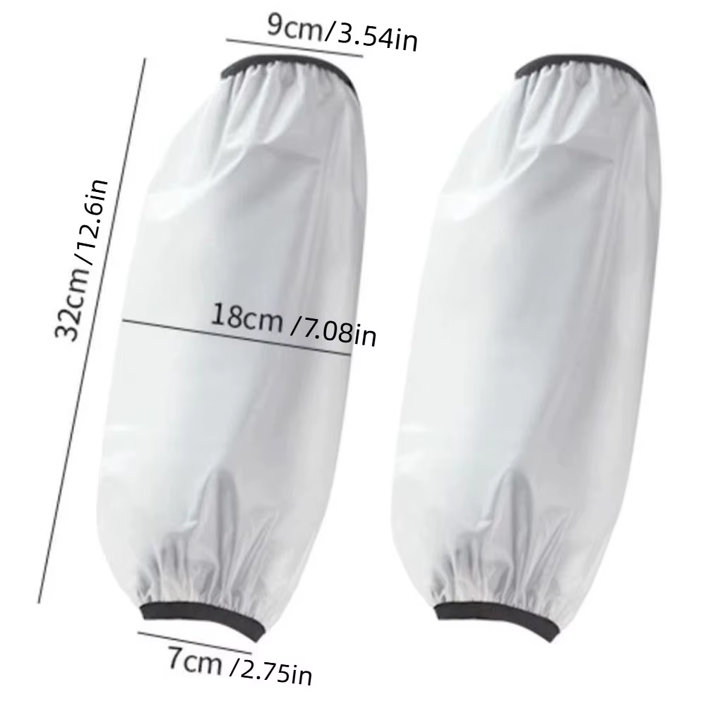 Manchons élastiques imperméables, conception imperméable, protection du coude en TPU, protection du bras, protection anti-huile