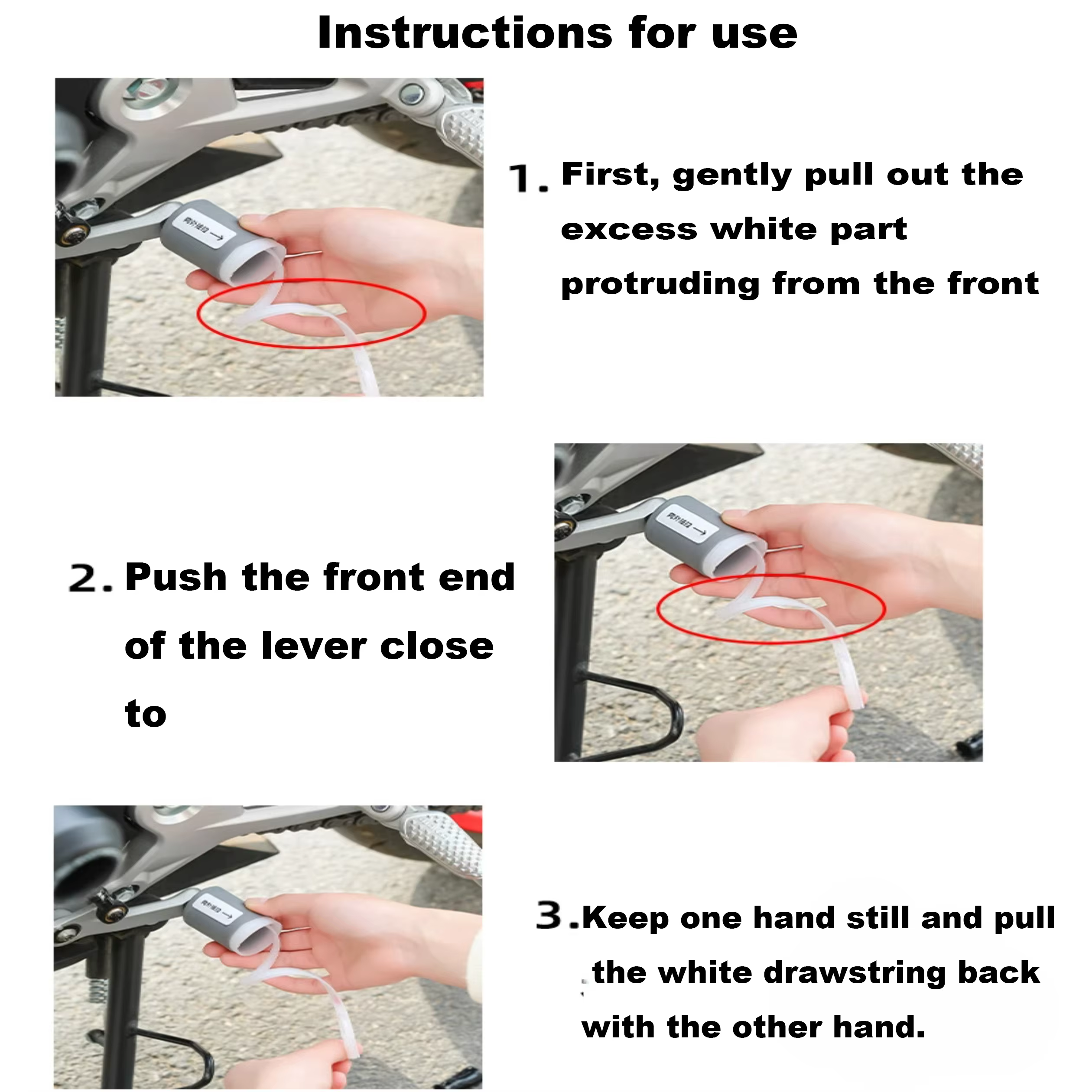 Couvre-pédale de levier de vitesse pour moto, 2 pièces, auto-rétractable, housse de protection pour équipement de conduite de moto, housse anti-salissure pour levier de vitesse