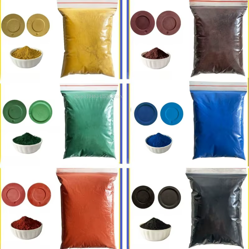 Poudre de Pigment d'oxyde de fer colorée