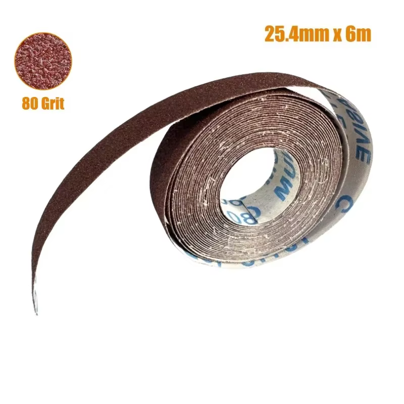 Rouleau de Papier de Verre Extensible de 6 Mètres et 25mm