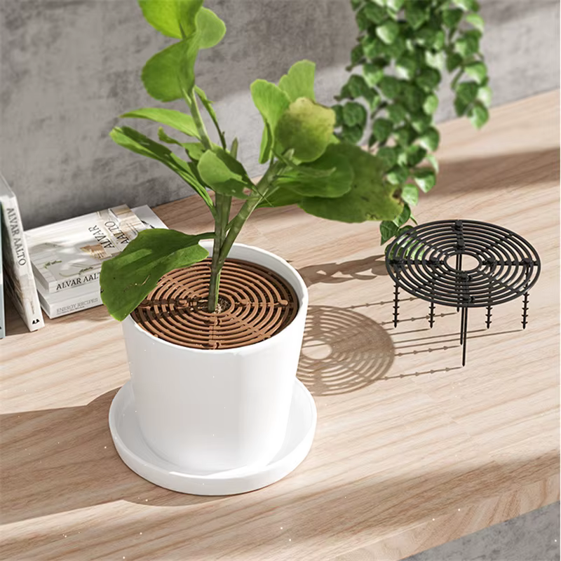 Protection de Sol pour Pot de Plantes avec Grille, Couverture de Pot de Fleur, Sécurité pour Bébé, Souris, Repousse les Chats, Jardin, Ménage, N64.