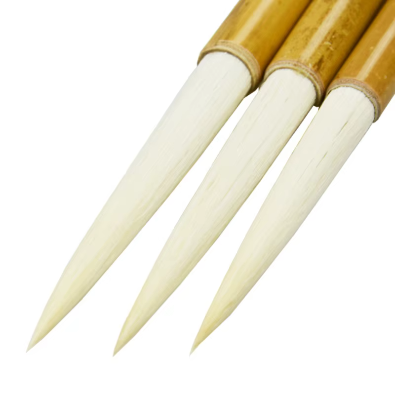 Pinceaux de calligraphie chinoise d'excellente qualité, pinceau d'écriture méticuleux pour étudiants, brosse d'écriture en laine, stylo de calligraphie