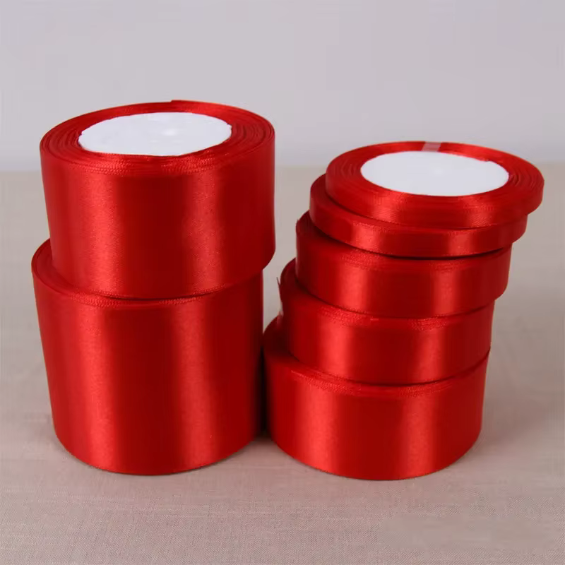 Rubans en Satin rouge, noël
