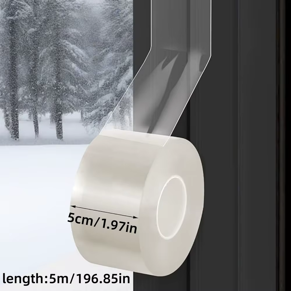 1pc 5mX5cm Bande d'étanchéité pour fenêtre