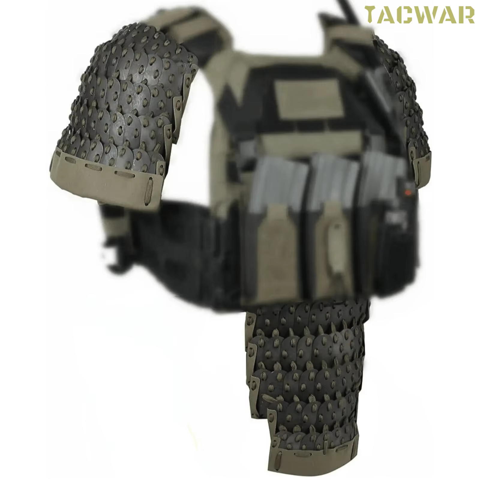 Armor Gladehors-Équipement de protection universel en acier inoxydable, protection métallique pour airsoft et paintball