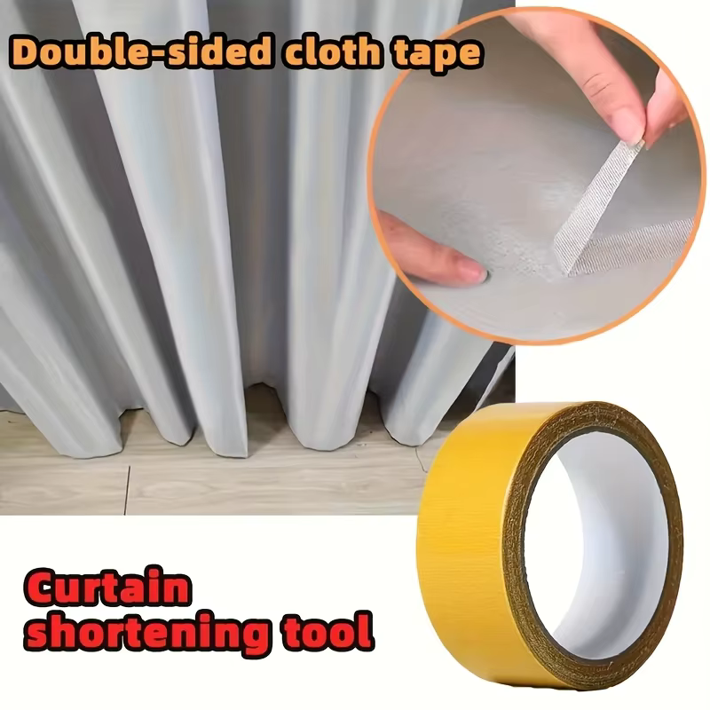 1 rouleau de ruban adhésif double face thermofusible à base de tissu