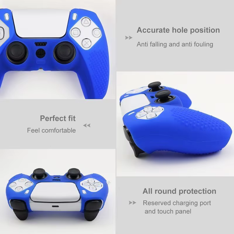 Étui de protection en silicone pour manette Sony Playstation 5, étui en caoutchouc souple, accessoires PS5