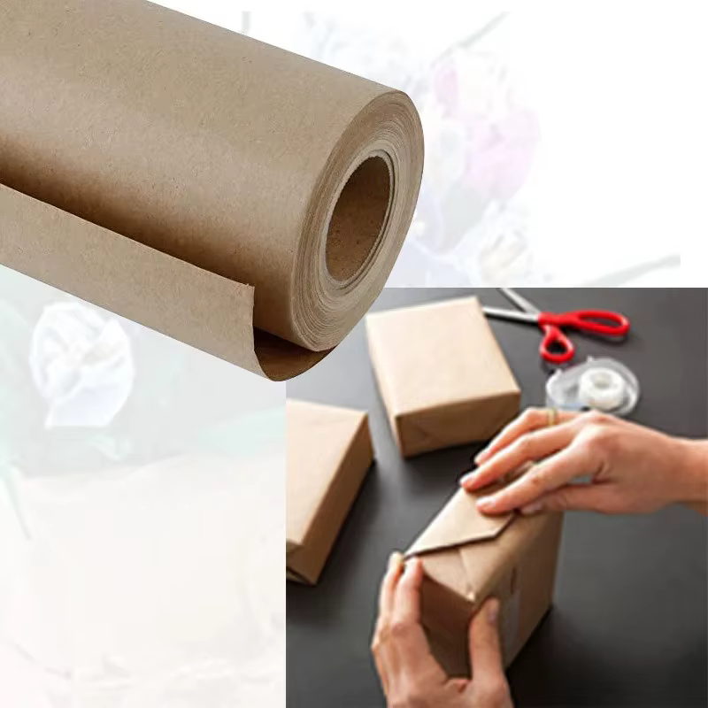 Rouleaux de papier kraft marron