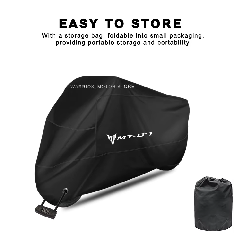 Housse de Protection UV pour moto YAMAHA MT-07 MT07 MT 07 2014-2022 2021 2020, anti-poussière, anti-neige, étanche