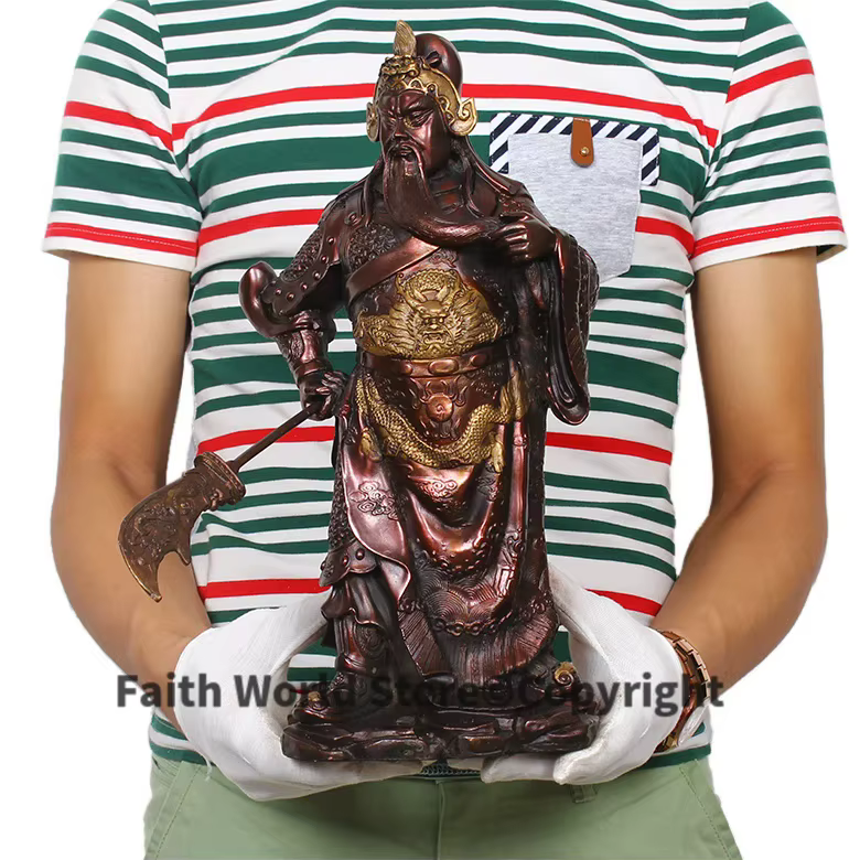 Statue de Talisman en bronze, grand # boutique à domicile, Protection efficace, attraction d'argent, dieu de la richesse, arts martiaux, guan gong, Guandi
