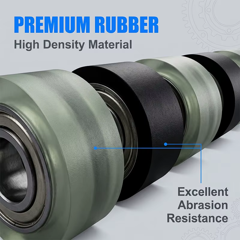 10 rouleaux en polyuréthane (PU) 3x15x4mm