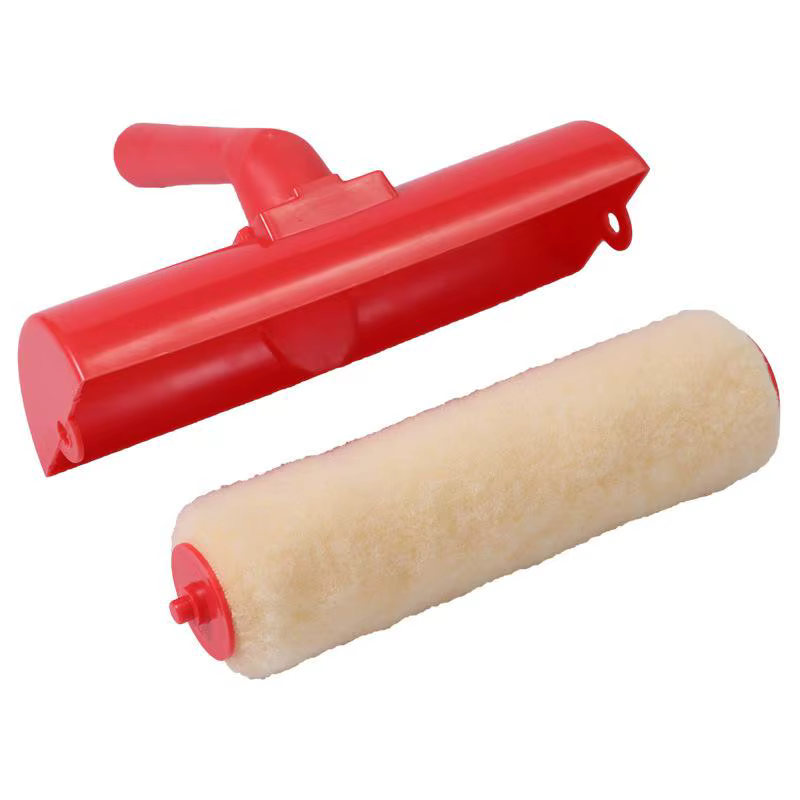 1 pièce Rouleau de peinture anti-goutte et anti-éclaboussures de 9 pouces pour plafond avec protection intégrée