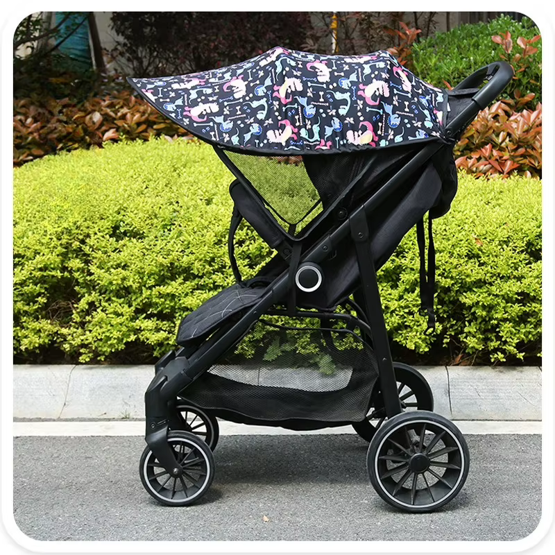 Auvent universel pour poussette de bébé, protection UV, protection solaire, pare-soleil de dessin animé, auvent extensible, accessoires de poussette pour nouveau-né, été