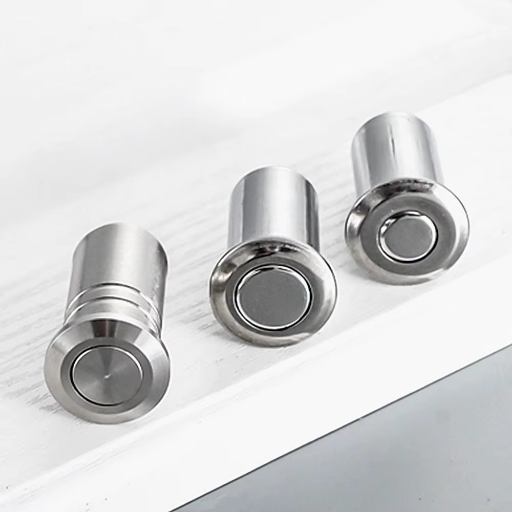 Couvercle de boulon de porte en acier inoxydable