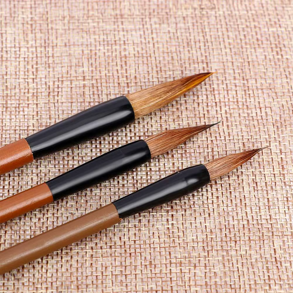 Pinceau de peinture pratique en bambou