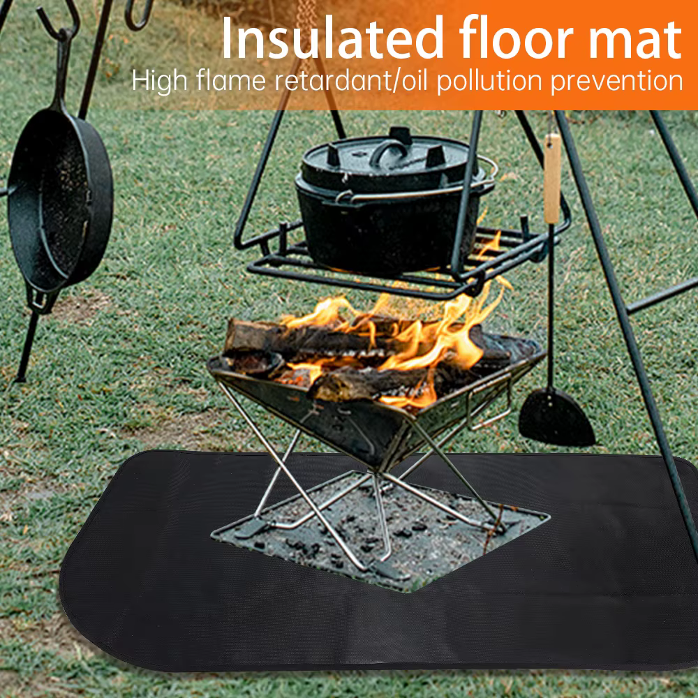 Tapis de Protection de foyer ignifuge