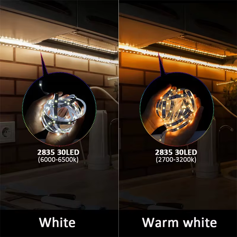 Bandes lumineuses LED avec commande par bouton, lumières alimentées par USB, 1m/2m/3m/5m/10m pour chambre à coucher, maison, salle de jeux, fête, Noël