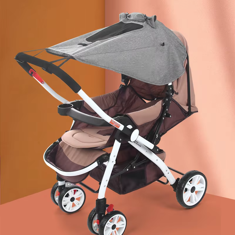 Accessoires universels de poussette pour bébé, pare-soleil, Protection UV, couverture d'auvent de chariot pour landaus, siège de voiture pour nourrissons