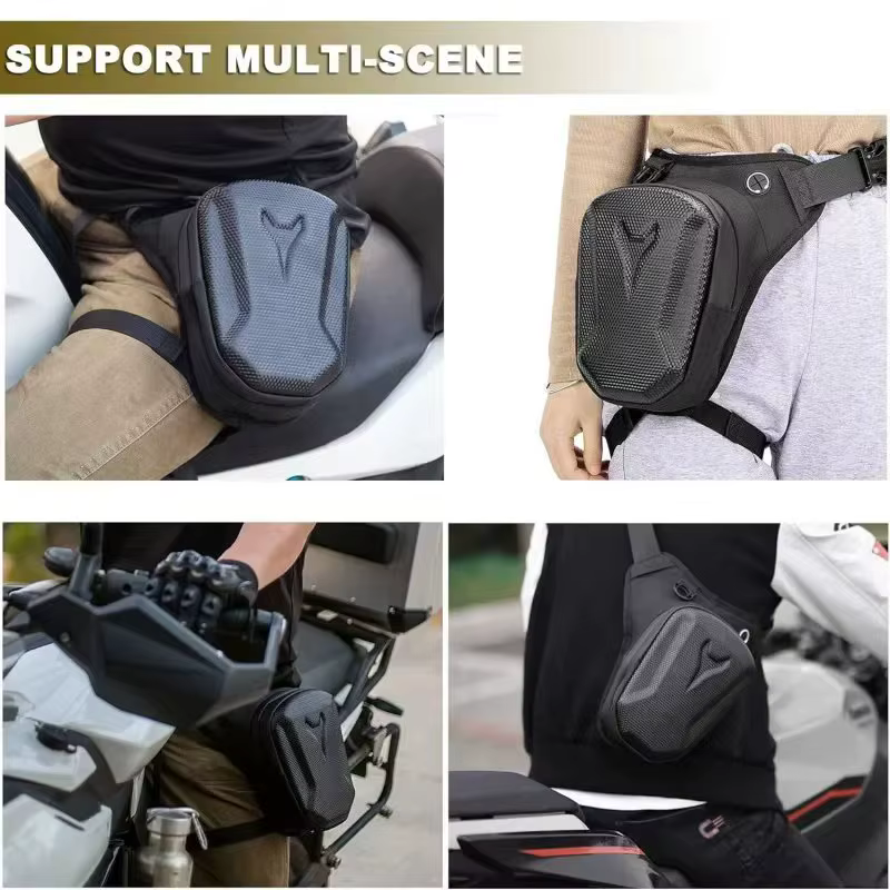 Sacoche de cuisse imperméable pour moto, sac banane, sac bandoulière, pour motard, motocross, équipement moto homme femme