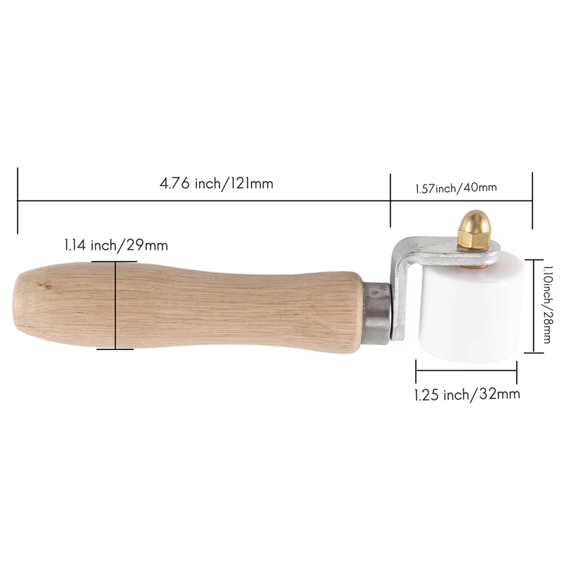 Rouleau de couture en PTFE blanc robuste de 28Mm
