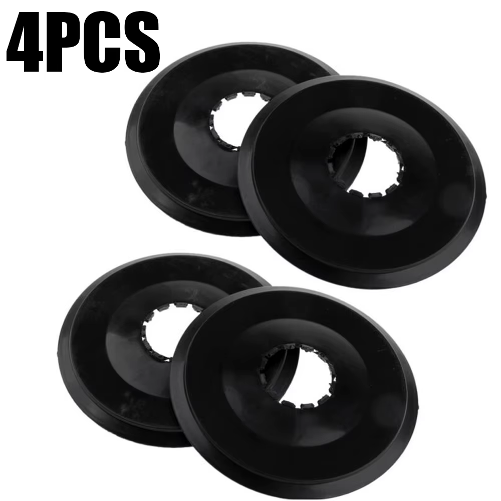 Protecteur de roue libre de vélo, 4 pièces, composants noirs, couverture de Protection des disques, Cassette Anti-usure pour cyclisme
