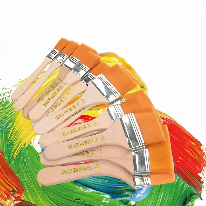 Ensemble de pinceaux à peinture en Nylon