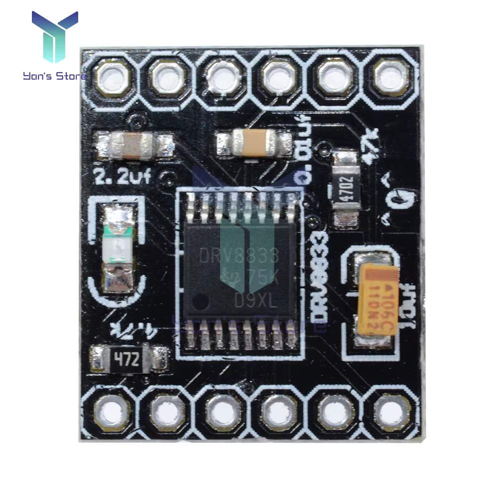 DRV8833 Module d'entraînement de moteur 1,5a double pont H carte de contrôleur de pilote de moteur à engrenages cc pour Arduino