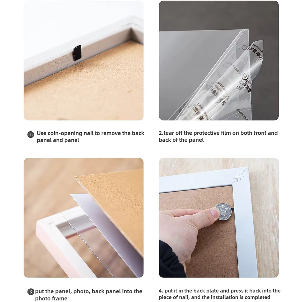 Cadre Photo en bois, cadres Photo simples