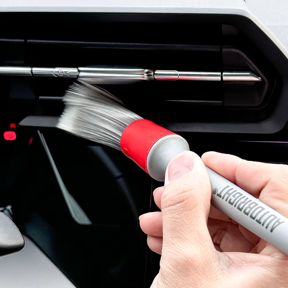 AUTOBRIGHT 5 pièces brosses de lavage de voiture brosse douce de haute qualité poils denses détail