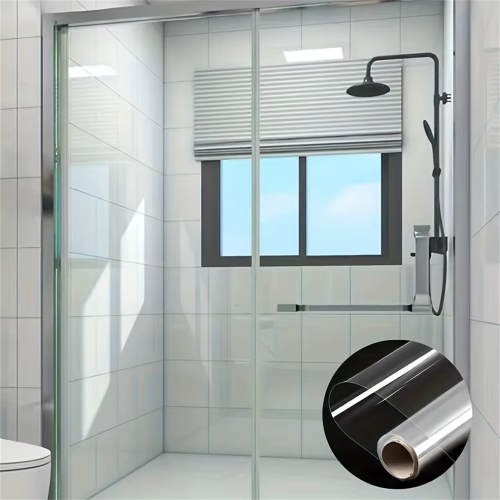 1 Rouleau de Film Protecteur Transparent Auto-Adhésif Anti-Graisse pour Murs de Cuisine et Placards