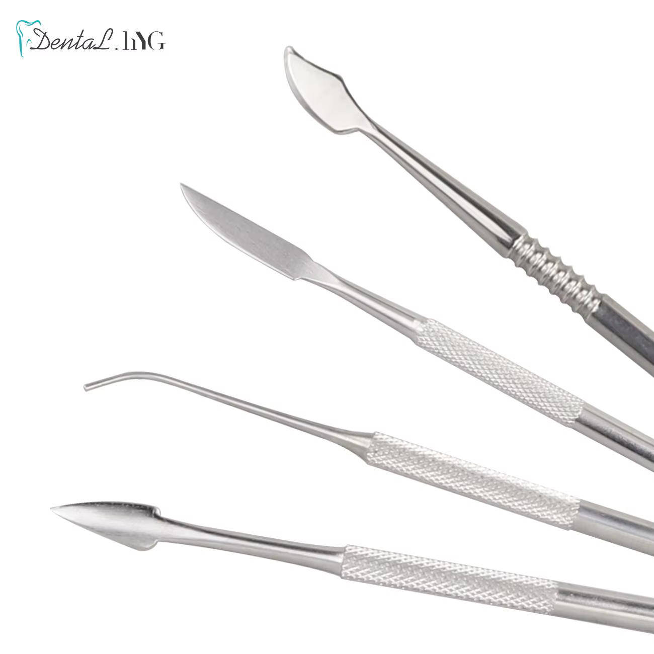 Spatule dentaire couteau à plâtre pratique en acier inoxydable polyvalent dents cire sculpture ensemble d'outils