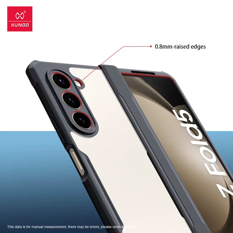 Étui pliable Xundd pour Samsung Galaxy Z Fold 3 4 5 6 Fold 7, coque antichoc avec airbag, protection en verre, PC et TPU, compatible Z Flip 4