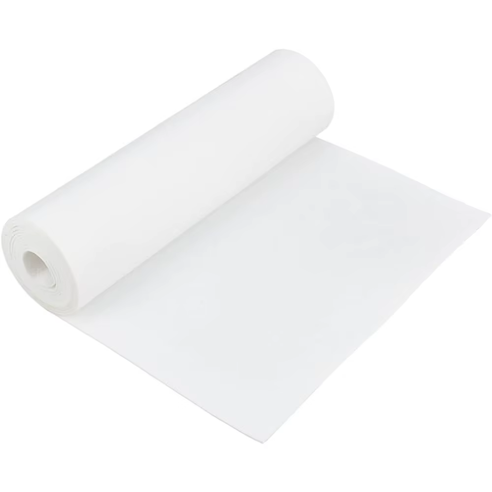 Rouleau de feutre non tissé blanc Floral 118x15.7 pouces