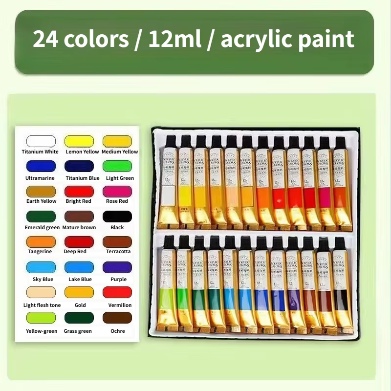 Assortiment de peinture acrylique