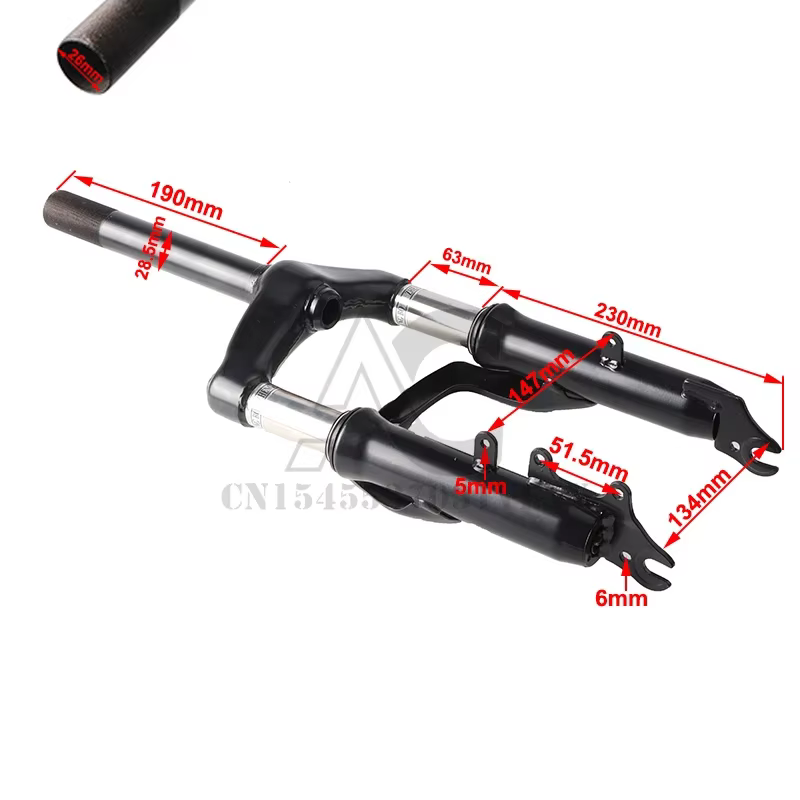 Nouvelles pièces de rechange d'amortisseur de fourche avant adaptées aux accessoires de scooter électrique