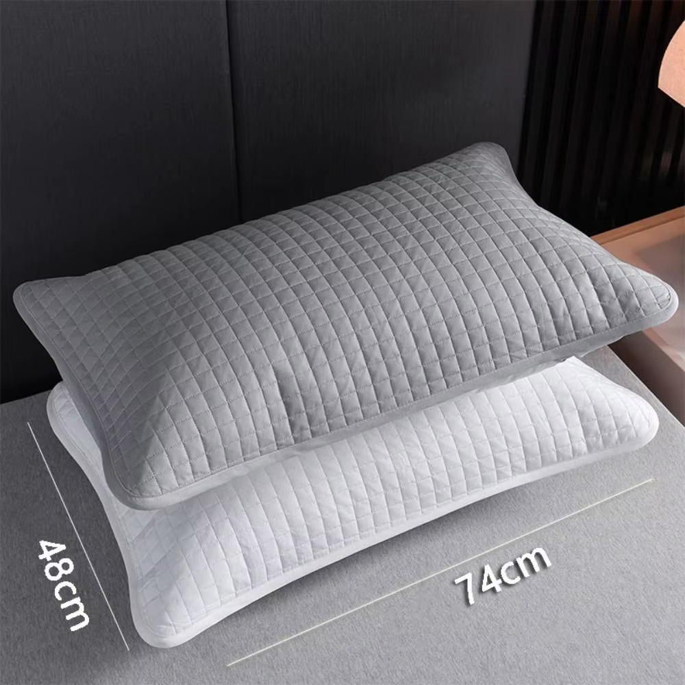 Housse de coussin en coton, couche d'isolation, Anti-acariens, taie d'oreiller, protecteur, Anti-transpiration, huile de tête, protection du noyau, pour la maison