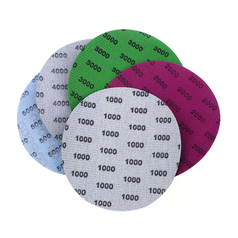 Pack de 15/25 disques de papier de verre de 5 pouces avec grains 1000 à 5000 pour le ponçage humide ou sec