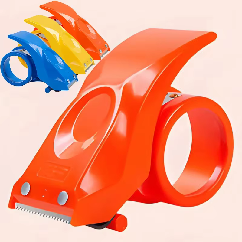 Distributeur de ruban adhésif portable avec deux rouleaux de ruban