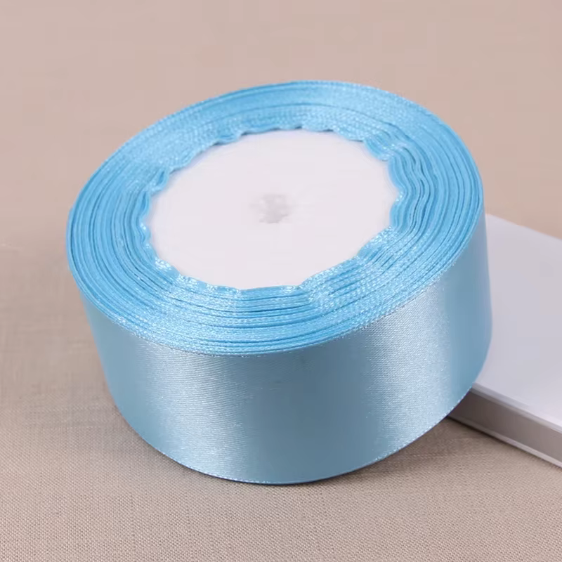 Rubans en Satin Bleu Ciel de 6mm
