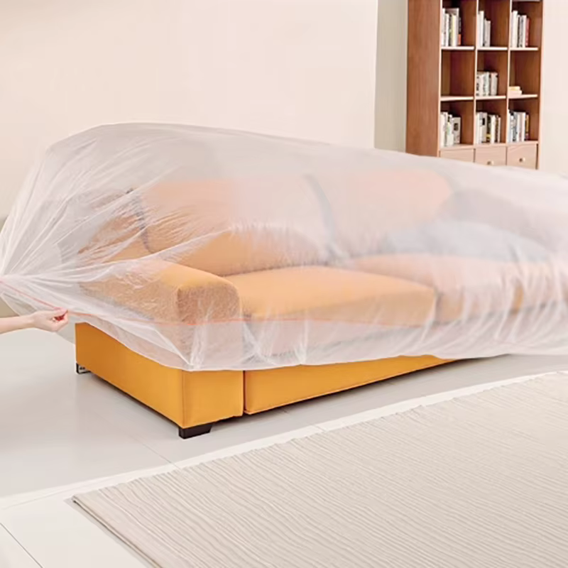 Housse de protection transparente en plastique pour meubles