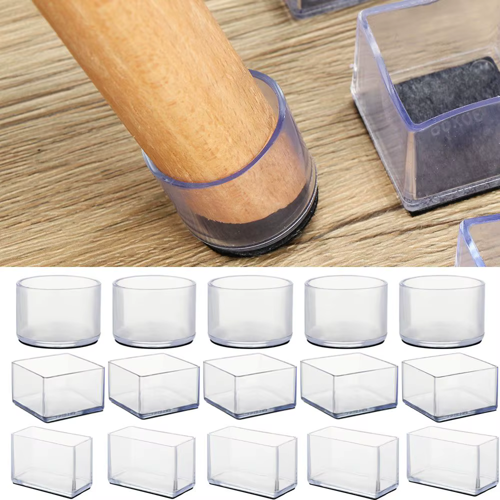 Coussinets de protection de sol carrés et rectangulaires en caoutchouc