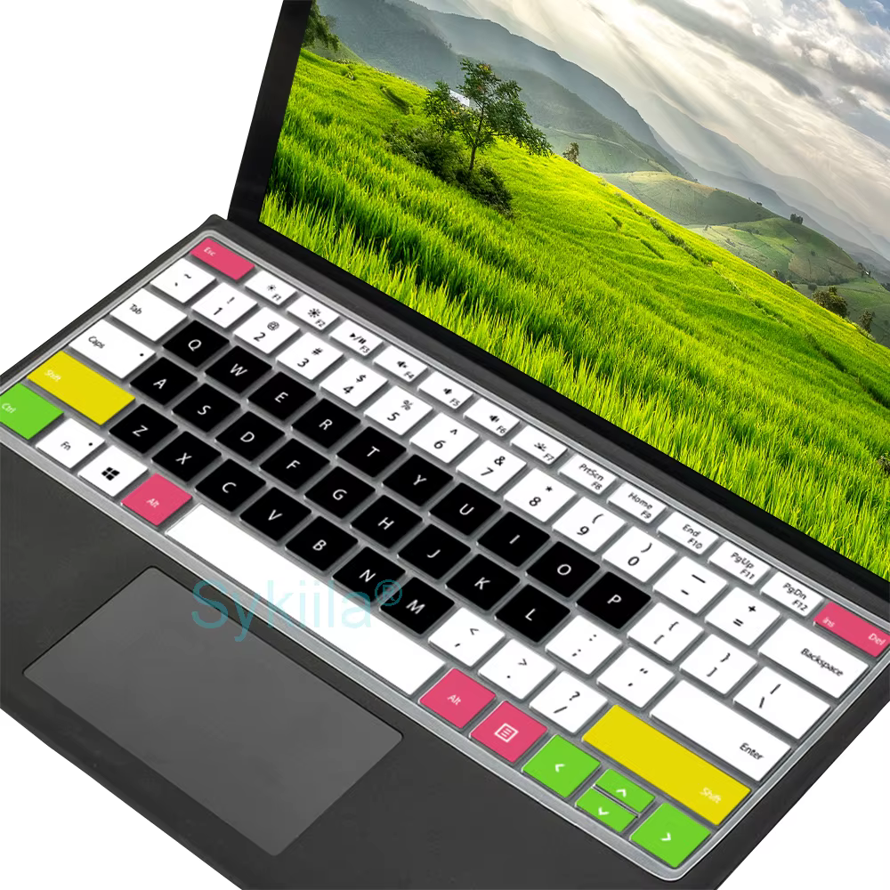 Housse de clavier pour Microsoft Surface Pro 13 12 11 10 9 7 8 7 + 6 5 4 3 X Studio GO 2 Book 3 RT, étui de protection en Silicone