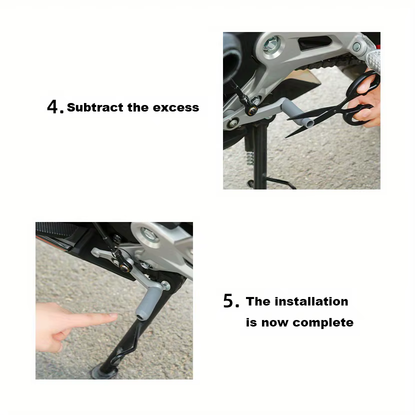 Couvre-pédale de levier de vitesse pour moto, 2 pièces, auto-rétractable, housse de protection pour équipement de conduite de moto, housse anti-salissure pour levier de vitesse